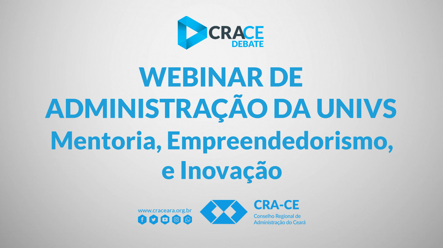Webinar de Administração da UNIVS