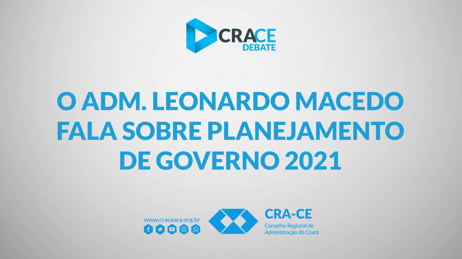 Planejamento de Governo 2021 - Adm. Leonardo Macedo