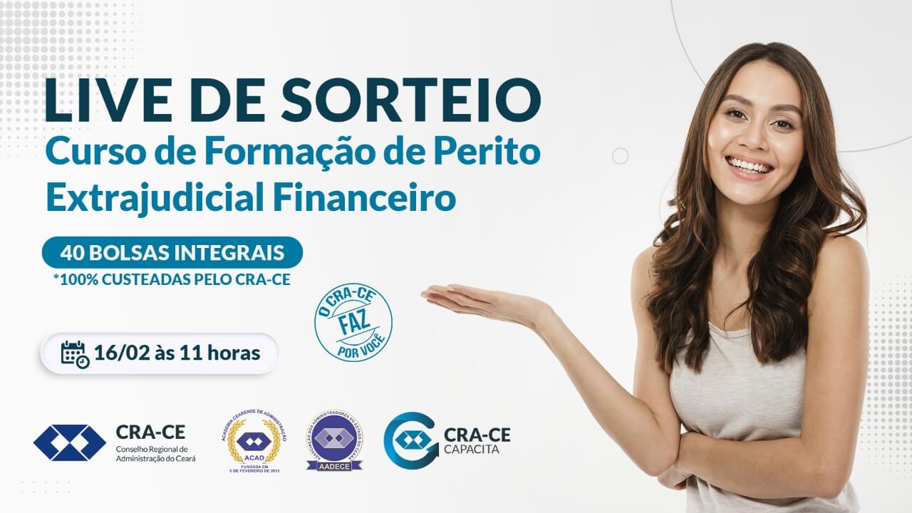 Acompanhe o sorteio das bolsas AO VIVO