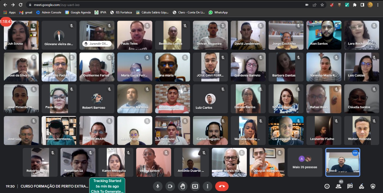Alunos do curso de formação em perícia extrajudicial participam de 1ª aula