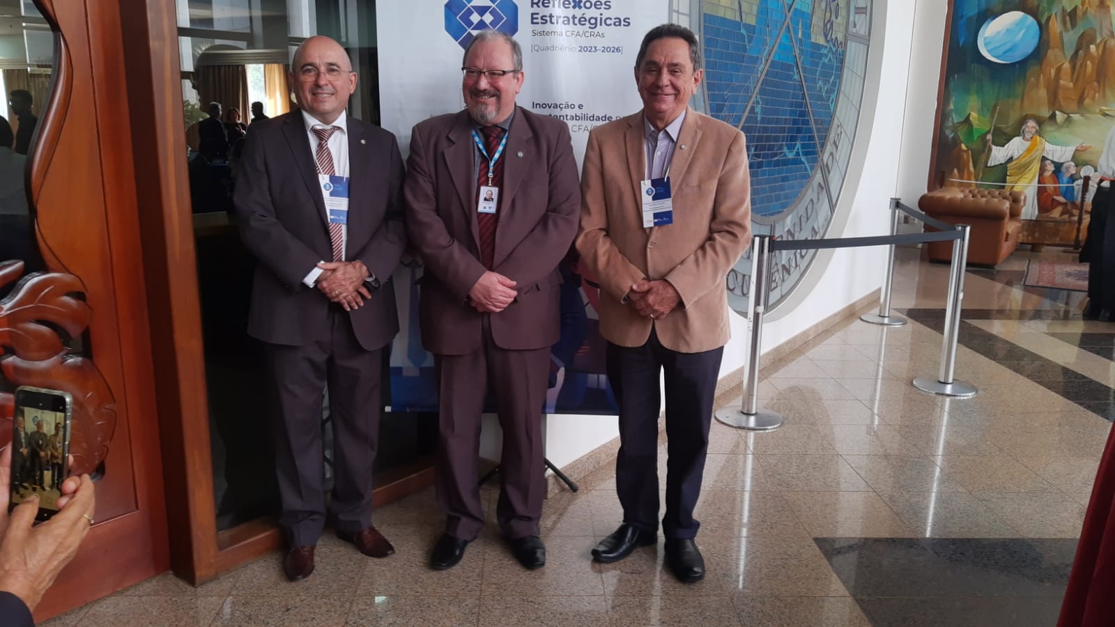 Presidente do CRA-CE e conselheiro federal participam de elaboração de mapa estratégico do Sistema CFA/CRAs