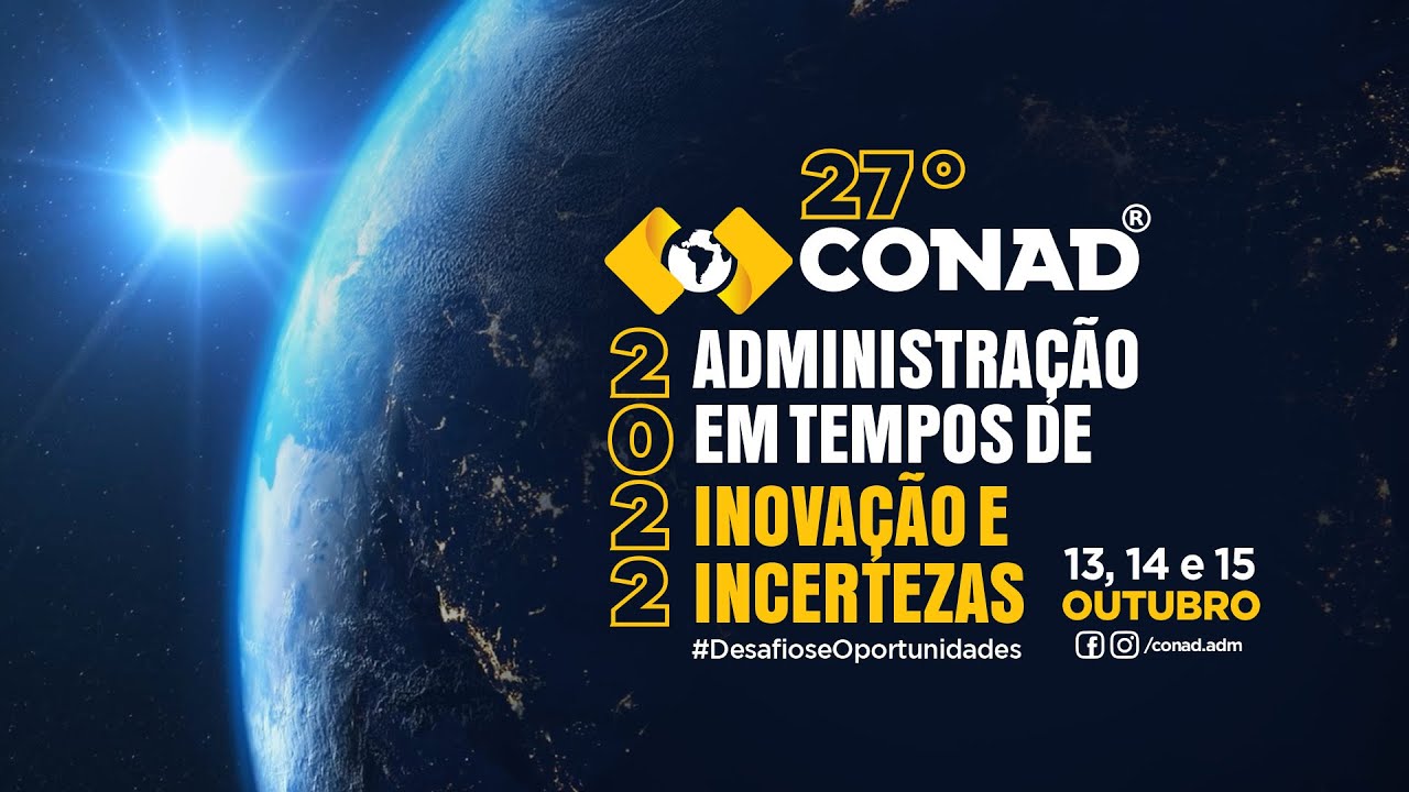 Vem aí a 27ª edição do Congresso Nacional de Administração; saiba mais