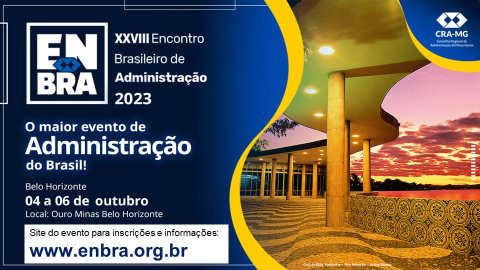Abertas as inscrições para 23º Encontro Brasileiro de Administração